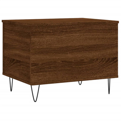 Coffee Table Brown Oak 60x44.5x45 cm Engineered Wood