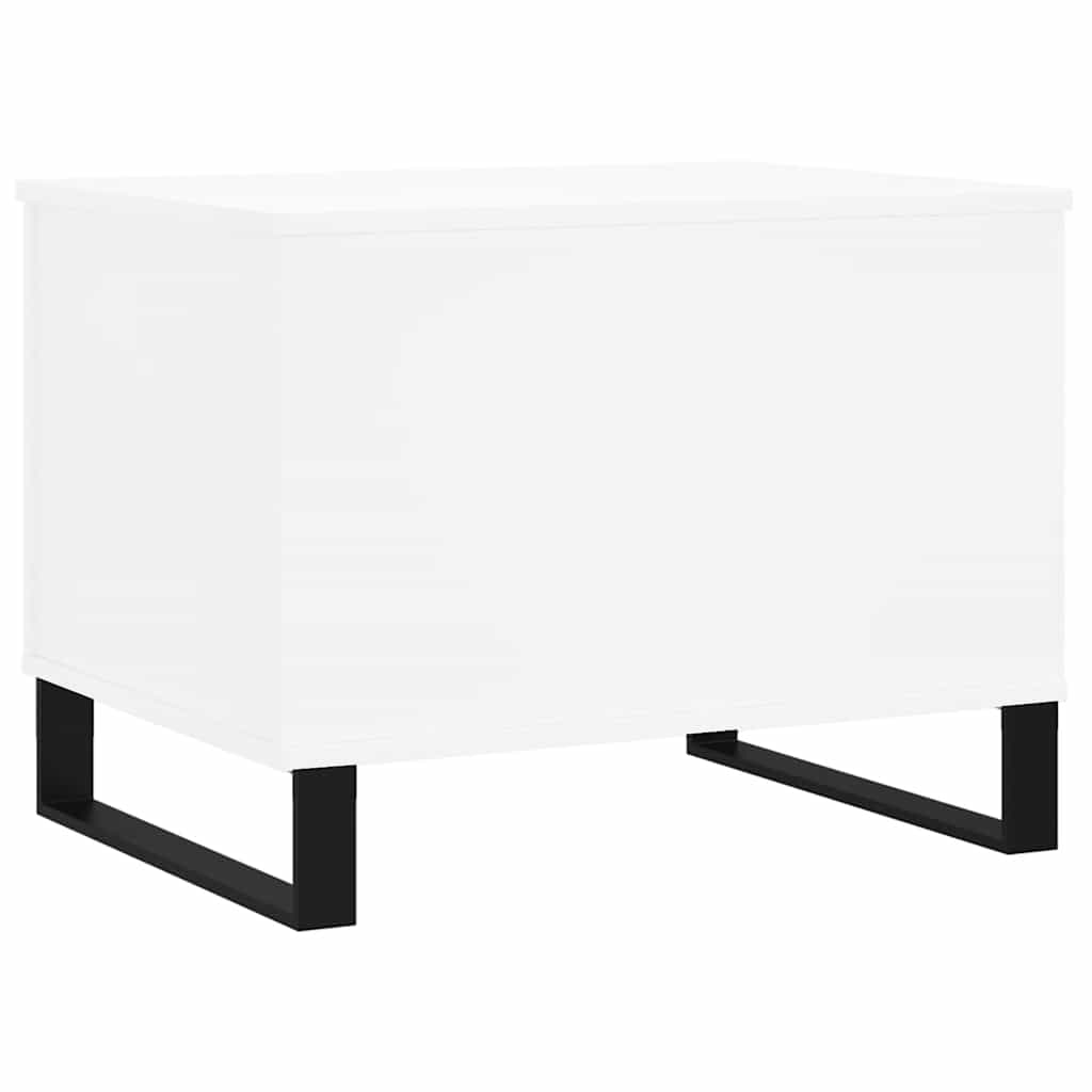 Coffee Table White 60x44.5x45 cm Engineered Wood