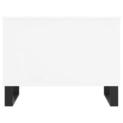 Coffee Table White 60x44.5x45 cm Engineered Wood