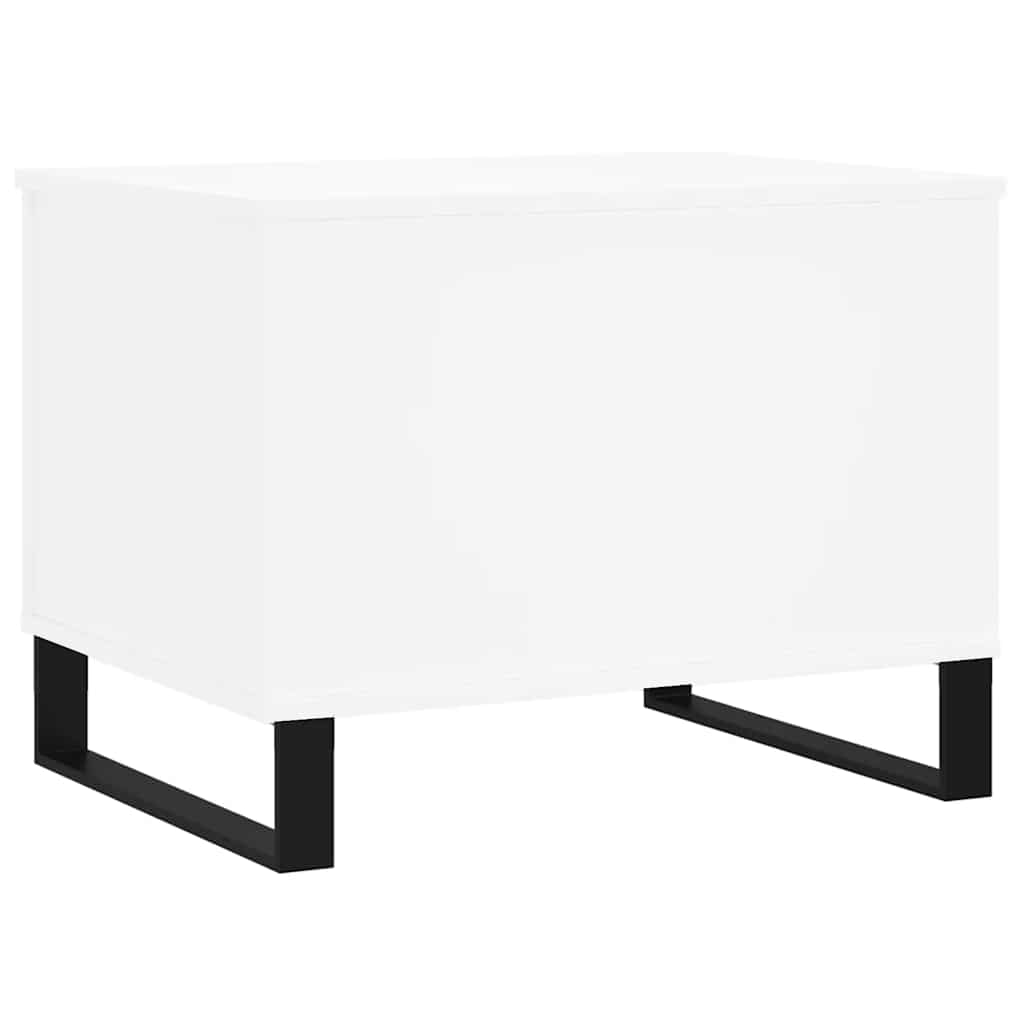 Coffee Table White 60x44.5x45 cm Engineered Wood