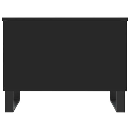 Coffee Table Black 60x44.5x45 cm Engineered Wood
