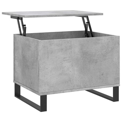 Coffee Table Concrete Grey 60x44.5x45 cm Engineered Wood
