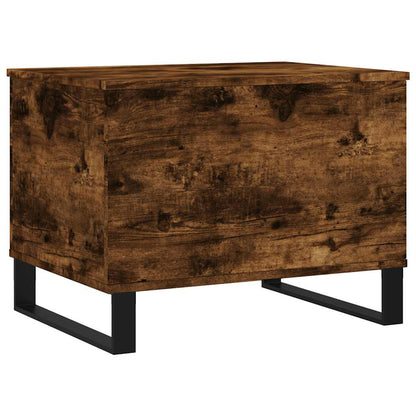 Coffee Table Smoked Oak 60x44.5x45 cm Engineered Wood