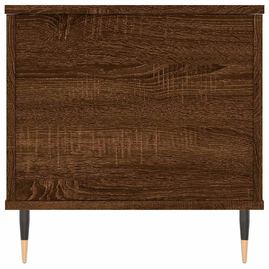 Coffee Table Brown Oak 90x44.5x45 cm Engineered Wood
