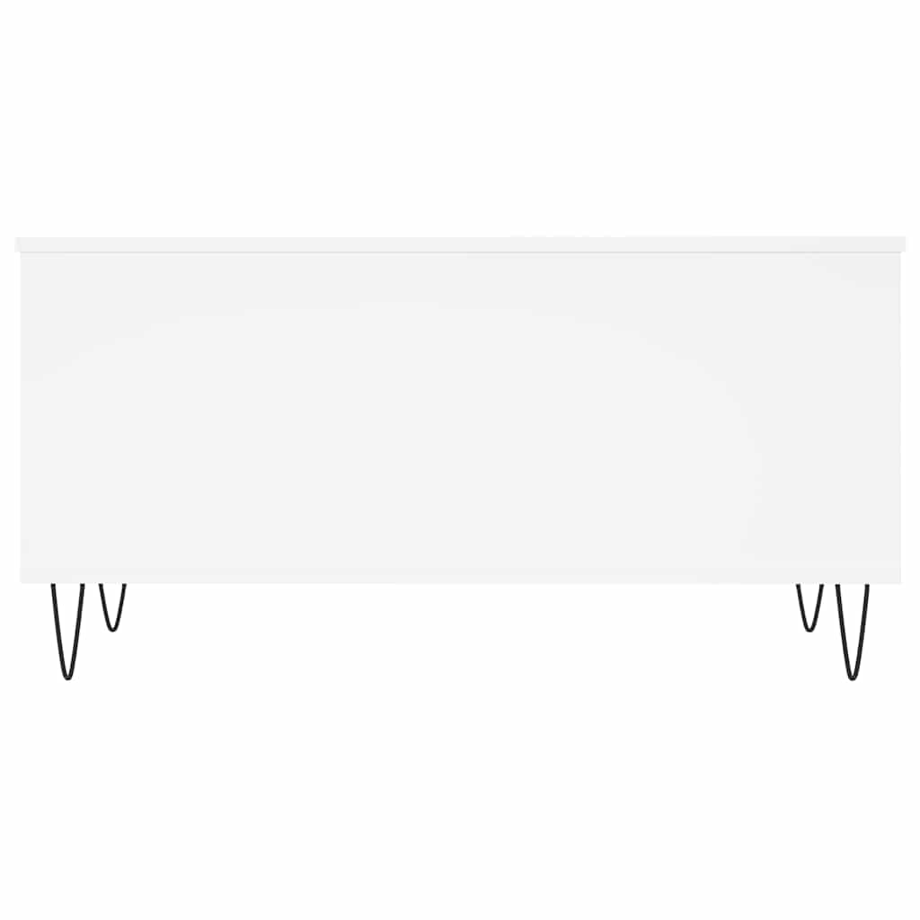 Coffee Table White 90x44.5x45 cm Engineered Wood