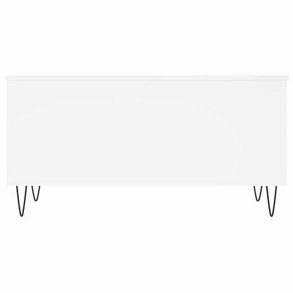 Coffee Table White 90x44.5x45 cm Engineered Wood