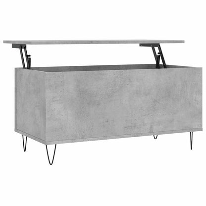 Coffee Table Concrete Grey 90x44.5x45 cm Engineered Wood