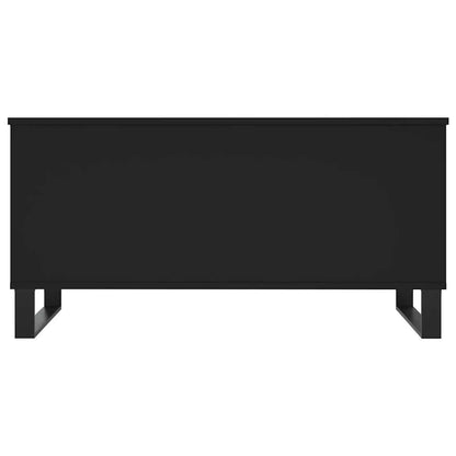 Coffee Table Black 90x44.5x45 cm Engineered Wood