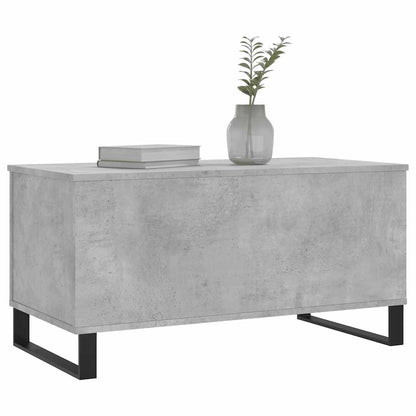 Coffee Table Concrete Grey 90x44.5x45 cm Engineered Wood