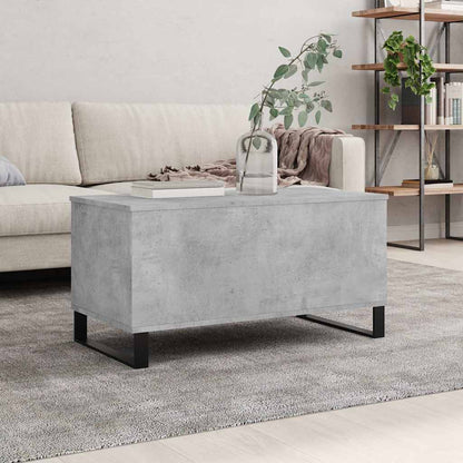 Coffee Table Concrete Grey 90x44.5x45 cm Engineered Wood