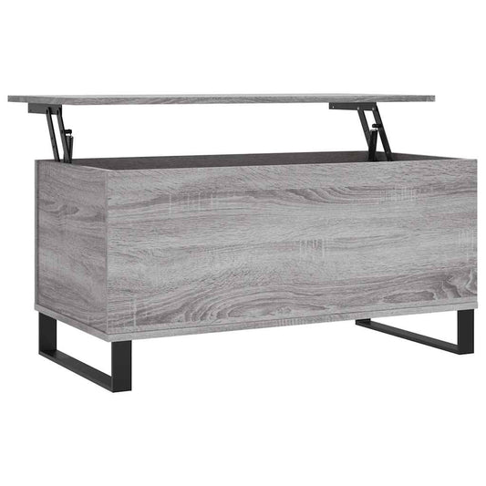 Coffee Table | Grey Sonoma | Engineered wood, Metal | Medium