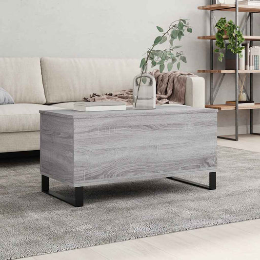 Coffee Table | Grey Sonoma | Engineered wood, Metal | Medium