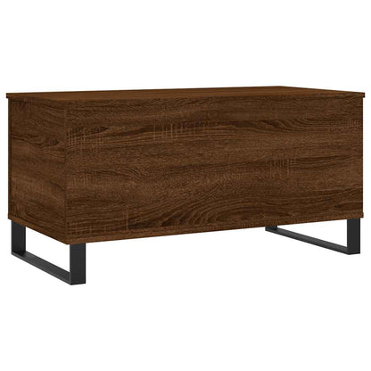 Coffee Table Brown Oak 90x44.5x45 cm Engineered Wood