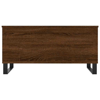 Coffee Table Brown Oak 90x44.5x45 cm Engineered Wood