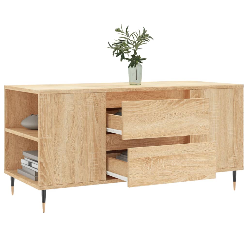 Coffee Table Sonoma Oak 102x44.5x50 cm Engineered Wood