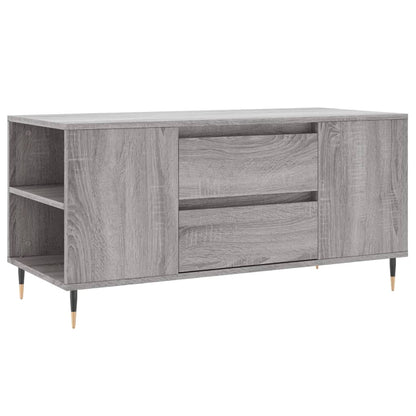 Coffee Table Grey Sonoma 102x44.5x50 cm Engineered Wood