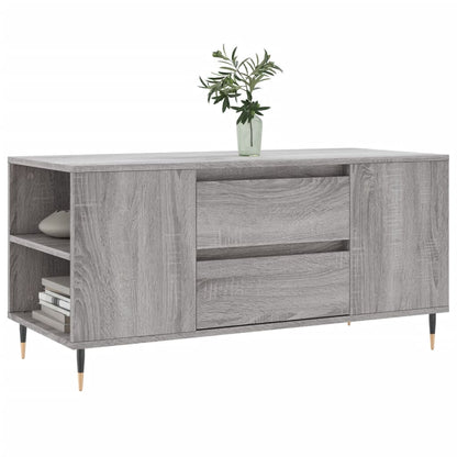 Coffee Table Grey Sonoma 102x44.5x50 cm Engineered Wood
