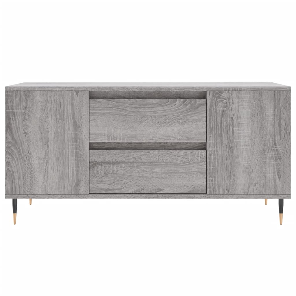 Coffee Table Grey Sonoma 102x44.5x50 cm Engineered Wood
