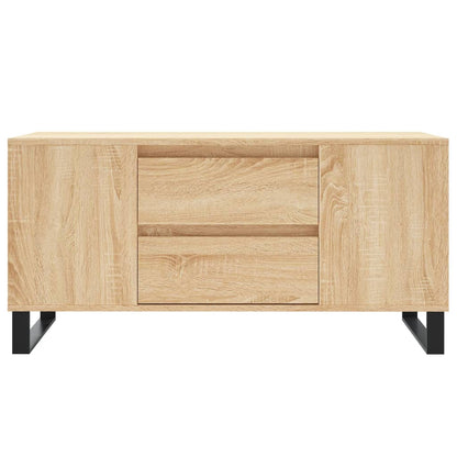 Coffee Table Sonoma Oak 102x44.5x50 cm Engineered Wood