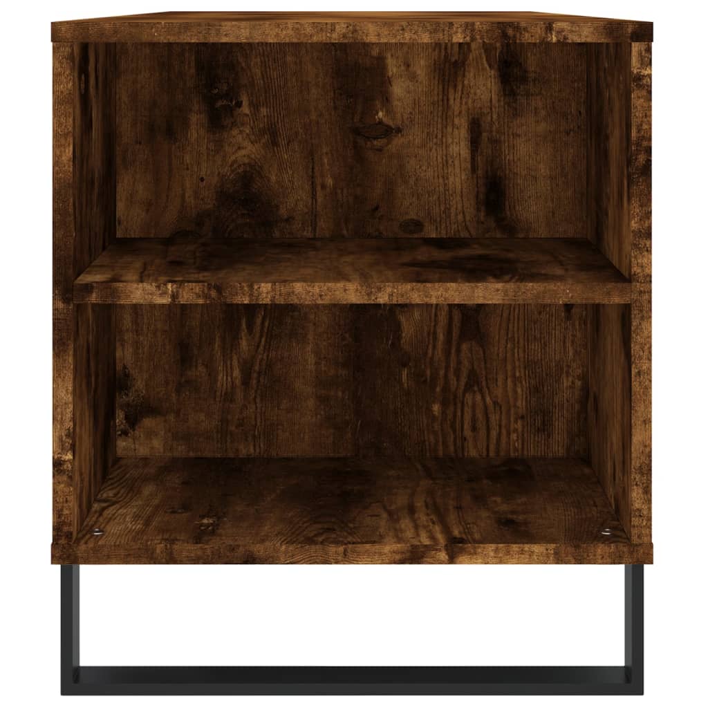 Coffee Table Smoked Oak 102x44.5x50 cm Engineered Wood