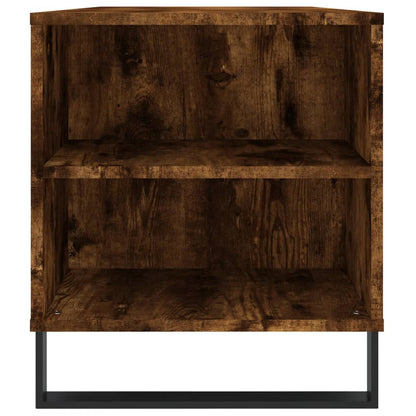 Coffee Table Smoked Oak 102x44.5x50 cm Engineered Wood
