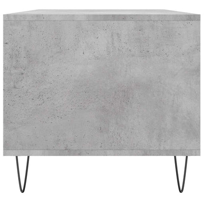 Coffee Table Concrete Grey 90x49x45 cm Engineered Wood