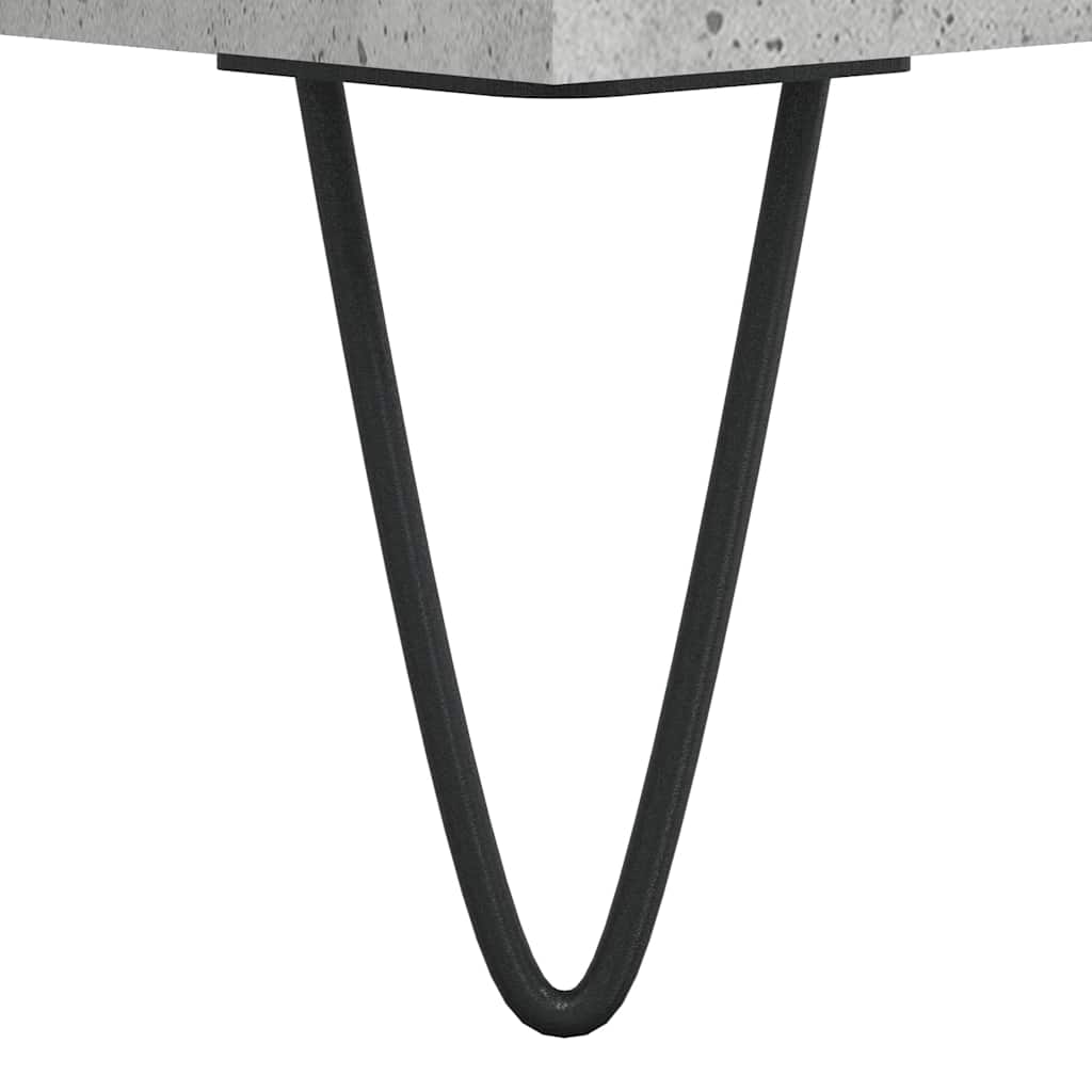 Coffee Table Concrete Grey 90x49x45 cm Engineered Wood