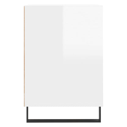 TV Cabinet High Gloss White 160x35x55 cm Engineered Wood