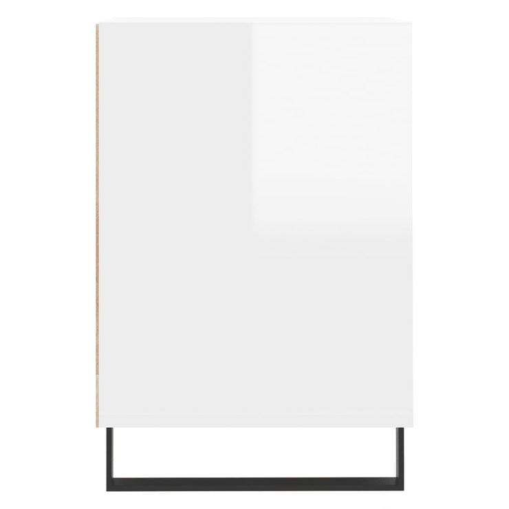 TV Cabinet High Gloss White 160x35x55 cm Engineered Wood