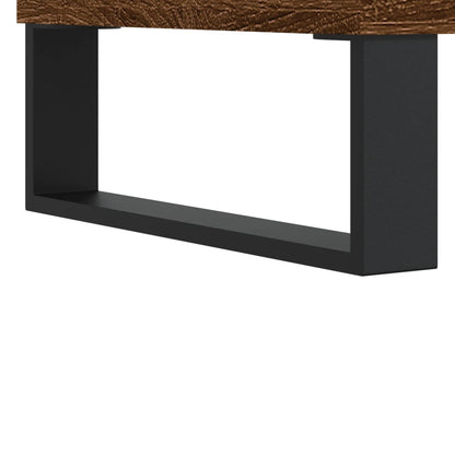 Shoe Cabinet Brown Oak 102x36x60 cm Engineered Wood