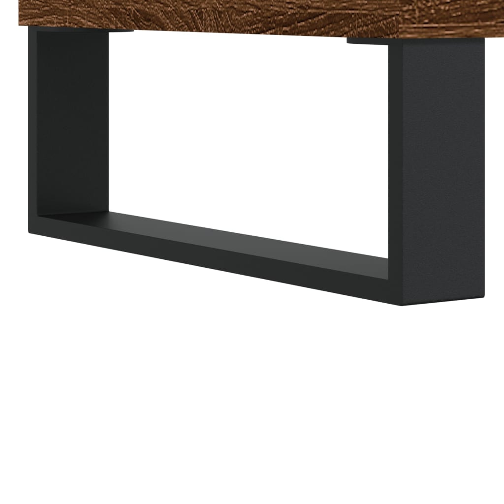Shoe Cabinet Brown Oak 102x36x60 cm Engineered Wood