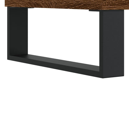 Shoe Cabinet Brown Oak 102x36x60 cm Engineered Wood