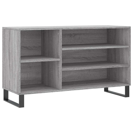 Shoe Cabinet Grey Sonoma 102x36x60 cm Engineered Wood