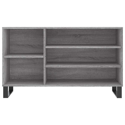 Shoe Cabinet Grey Sonoma 102x36x60 cm Engineered Wood
