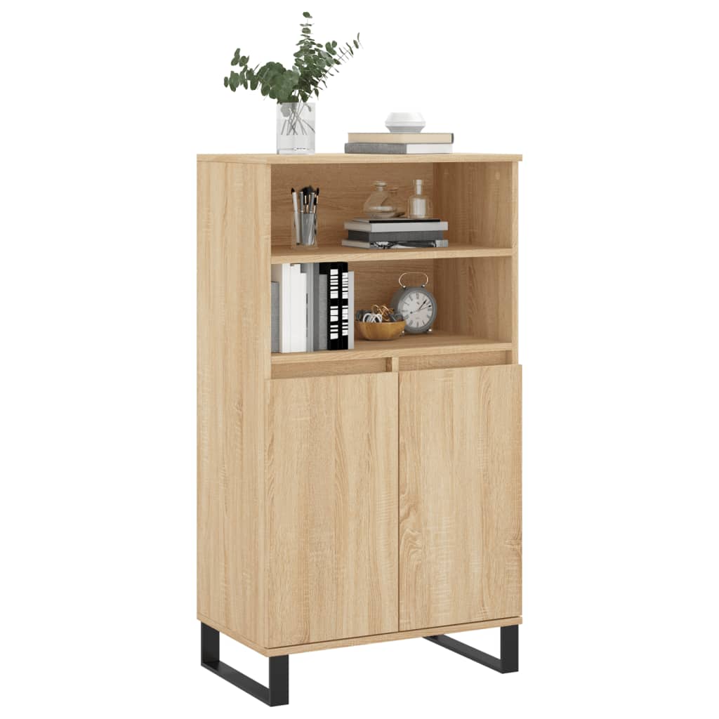 Highboard Sonoma Oak 60x36x110 cm Engineered Wood