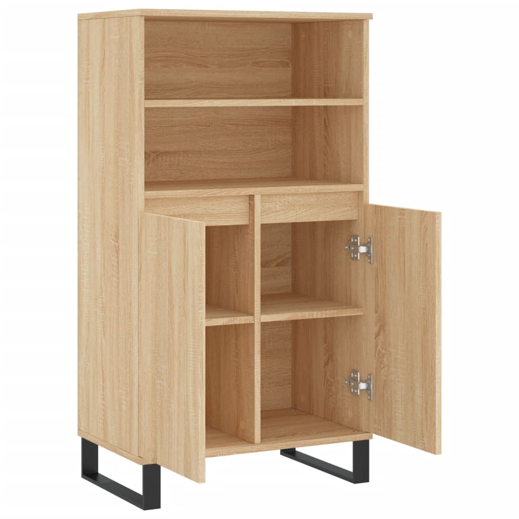 Highboard Sonoma Oak 60x36x110 cm Engineered Wood