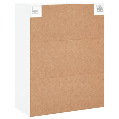 Wall Mounted Cabinet White 69.5x34x90 cm Engineered Wood