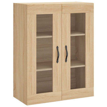 Wall Mounted Cabinet Sonoma Oak 69.5x34x90 cm Engineered Wood