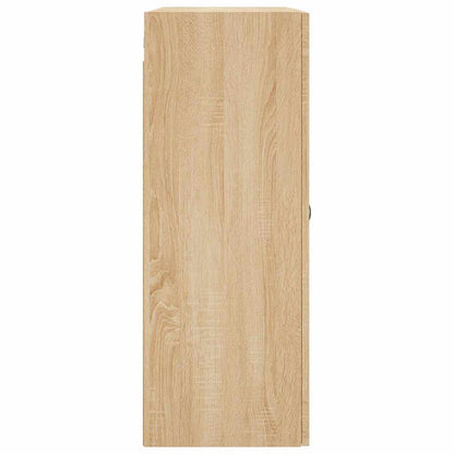 Wall Mounted Cabinet Sonoma Oak 69.5x34x90 cm Engineered Wood