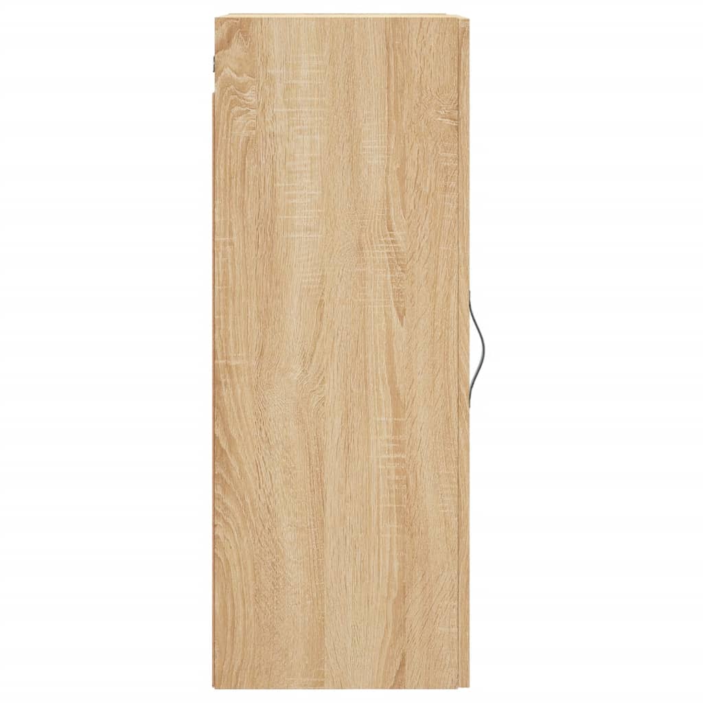 Wall Mounted Cabinet Sonoma Oak 34.5x34x90 cm Engineered Wood