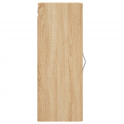 Wall Mounted Cabinet Sonoma Oak 34.5x34x90 cm Engineered Wood