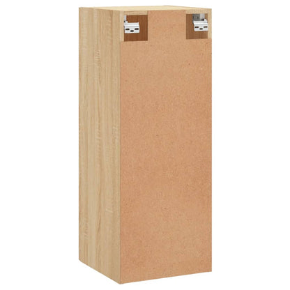 Wall Mounted Cabinet Sonoma Oak 34.5x34x90 cm Engineered Wood