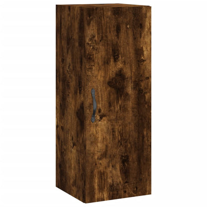 Wall Mounted Cabinet Smoked Oak 34.5x34x90 cm Engineered Wood