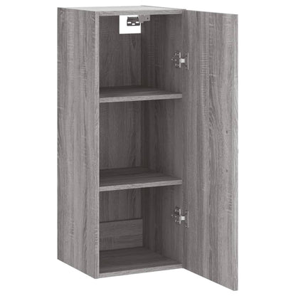 Wall Mounted Cabinet Grey Sonoma 34.5x34x90 cm Engineered Wood