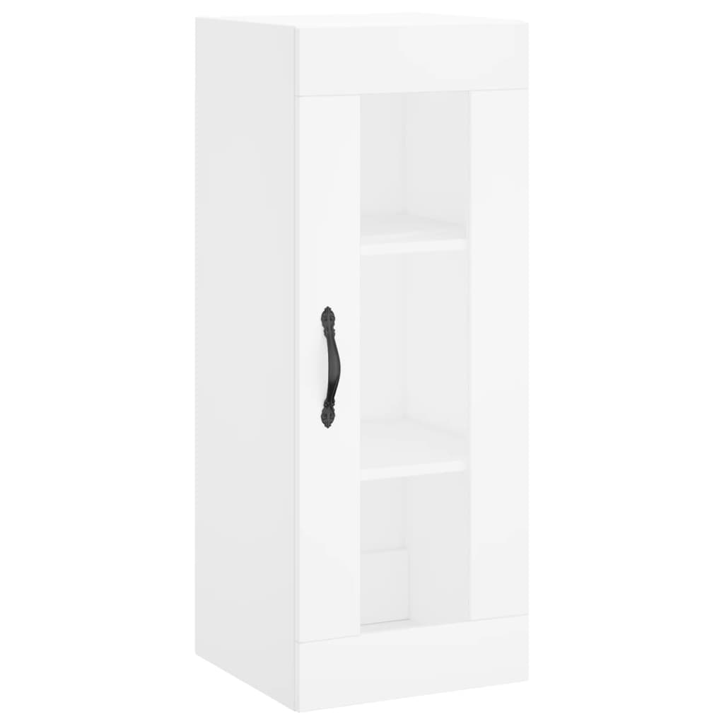 Wall Mounted Cabinet White 34.5x34x90 cm