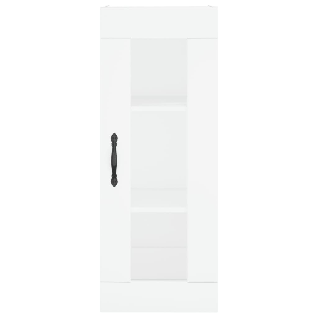 Wall Mounted Cabinet White 34.5x34x90 cm