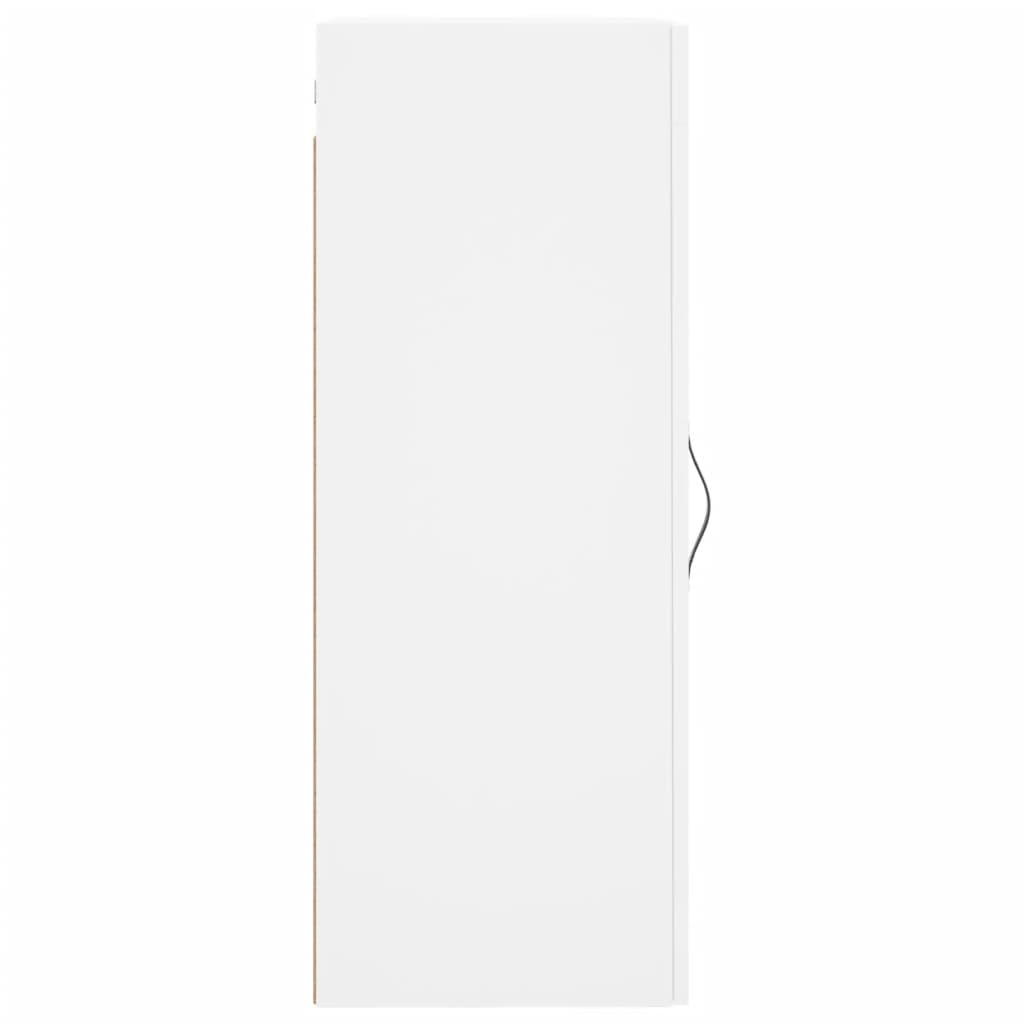 Wall Mounted Cabinet White 34.5x34x90 cm