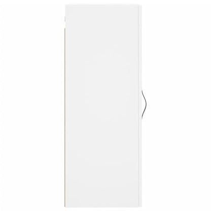 Wall Mounted Cabinet White 34.5x34x90 cm