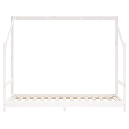 Kids Bed Frame White 90x190 cm Solid Wood Pine