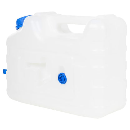 Water Container with Tap Transparent 10 L Plastic